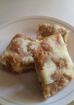 A picture of Peanut butter cheesecake bars.