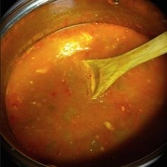 A picture of Colorado Pork Green Chili.