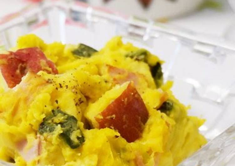 Easy Way to Prepare Favorite Kabocha Squash and Sweet Potato Salad