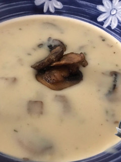 Una foto de Crema de champiñones