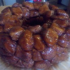 A picture of Grandma's Monkey Bread.