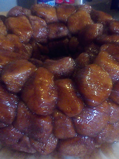 A picture of Grandma's Monkey Bread.