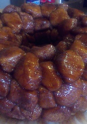 A picture of Grandma's Monkey Bread.