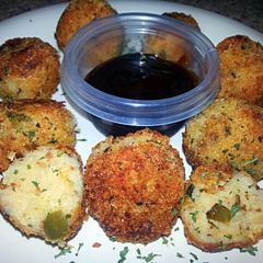A picture of Crispy Bacon Jalapeno CheesyPotatoe Puffs.