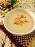 Sake Lees Hot Drink With Brown Sugar & Ginger Syrup