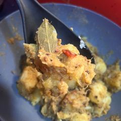 A picture of Sweet potato and yam Dalna.