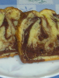 A picture of Fast & Easy Marbled Cake.