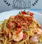 Resep Spaghetti Aglio Olio Udang (madebyircia) Anti Gagal