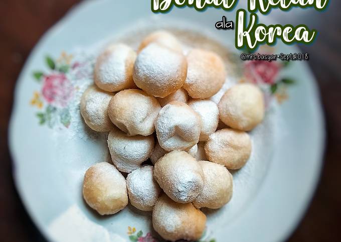 Ini dia! Bagaimana cara buat Donat ketan (ala Korea) yang nagih banget