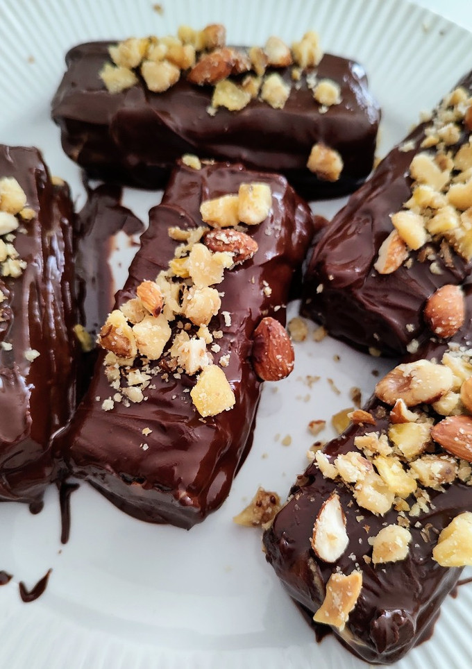 Una foto de 🍫Snickers saludable 😋