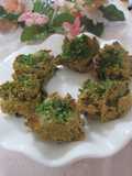 Macrobiotic Baked Rice Bran & Natto Dumplings