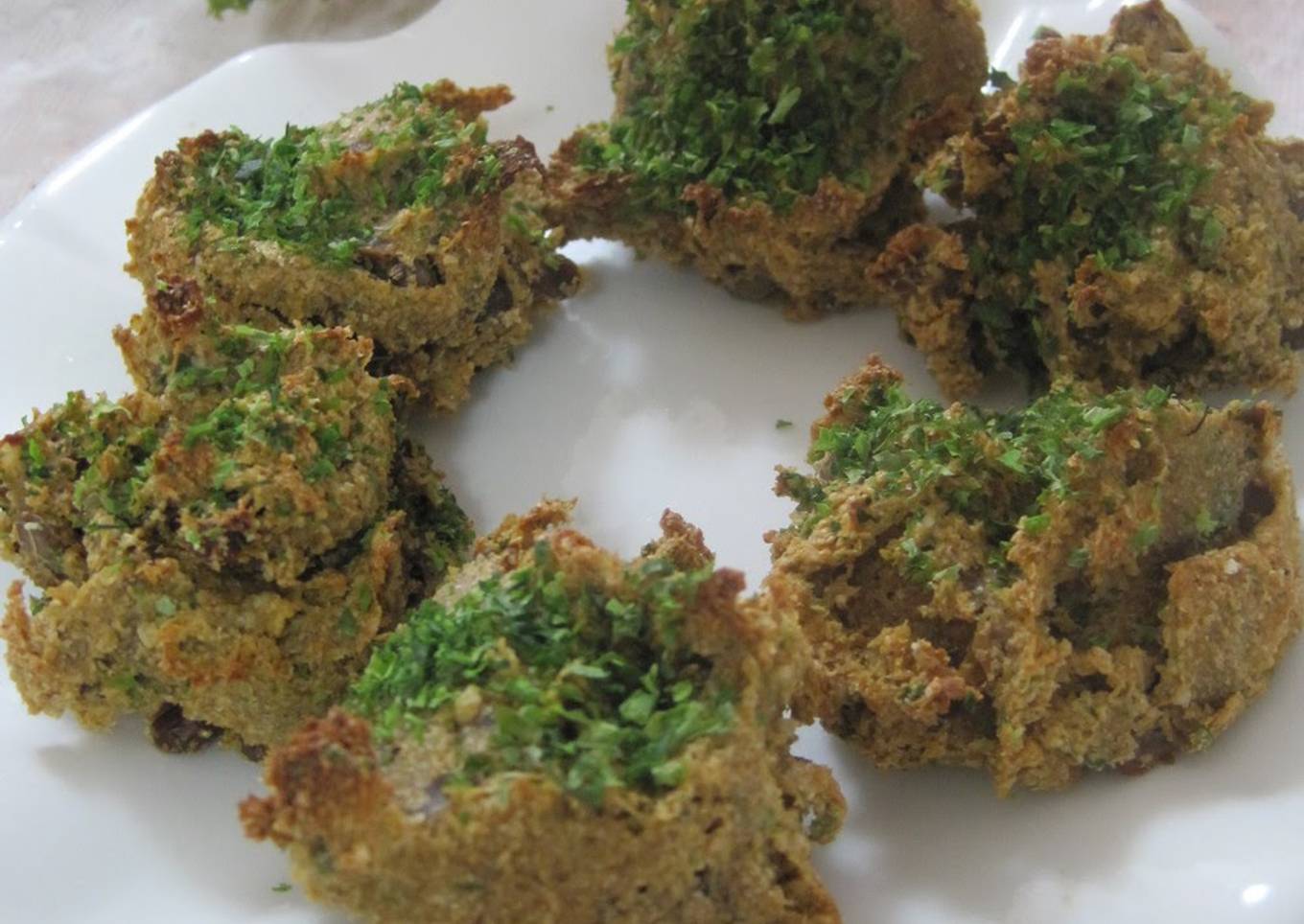 Macrobiotic Baked Rice Bran and NATO Ball