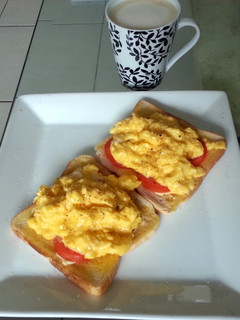 A picture of Soft Scrambled Eggs - Cafe quality.