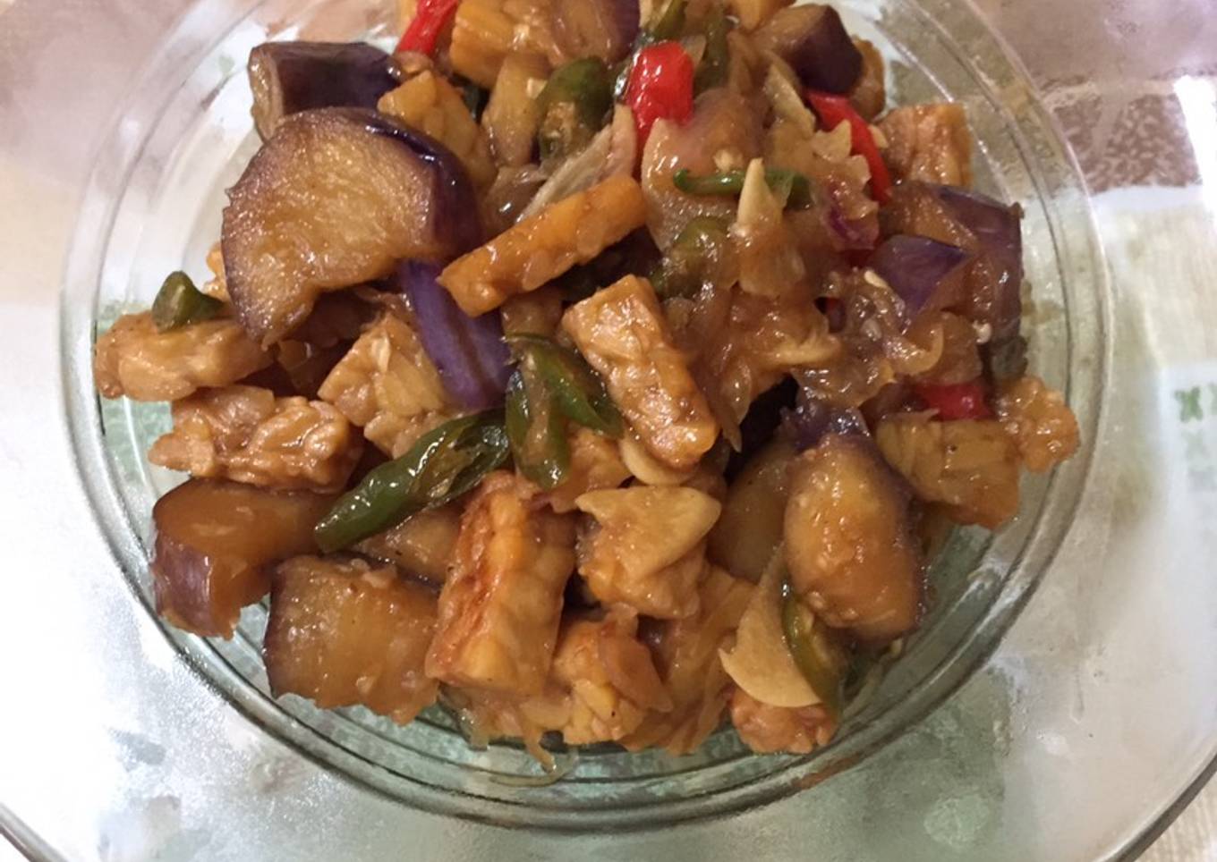 Oseng Tempe Terong
