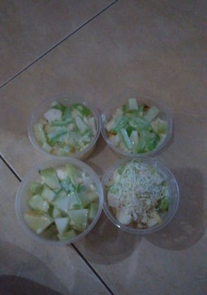 Foto resep Salad buah sederhana