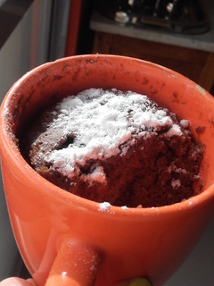 Una foto de Torta en taza sin huevo en 1 minuto