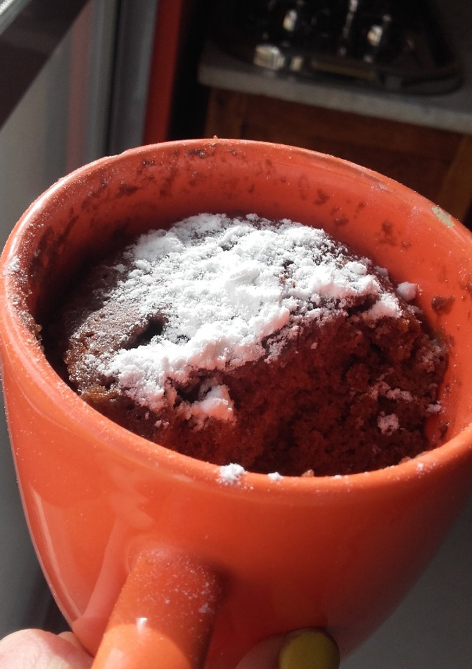 Una foto de Torta en taza sin huevo en 1 minuto