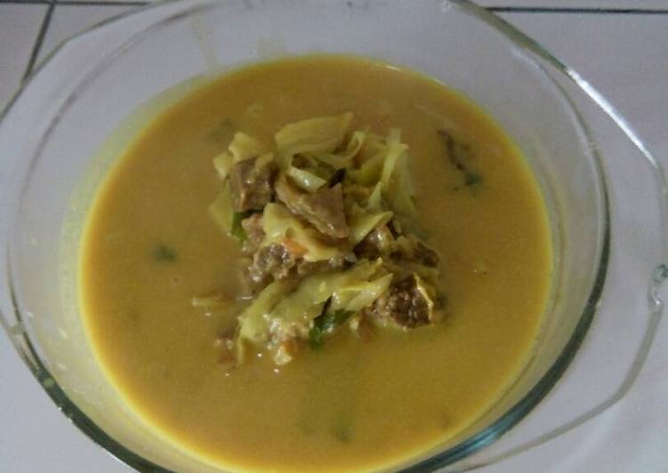 Soto daging sapi banyuasin