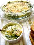 Soy Milk Gratin with Oyster and Spinach