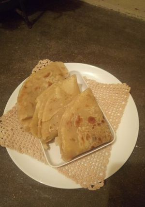A picture of Soft potato chapati.