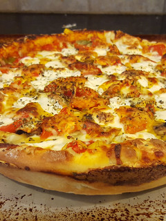 A picture of Deep Dish Cast Iron Skillet Pizza.