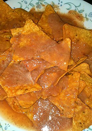 A picture of Doritos Sour and Spicy Drizzle.