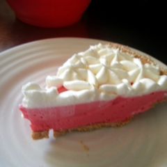 A picture of kool aid pie.