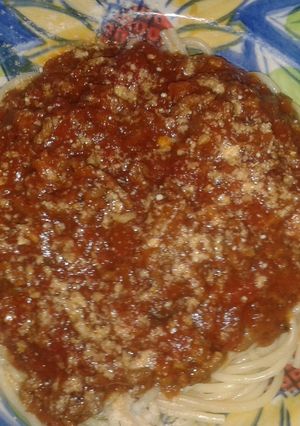 A picture of Amazing Spaghetti Bolenese.