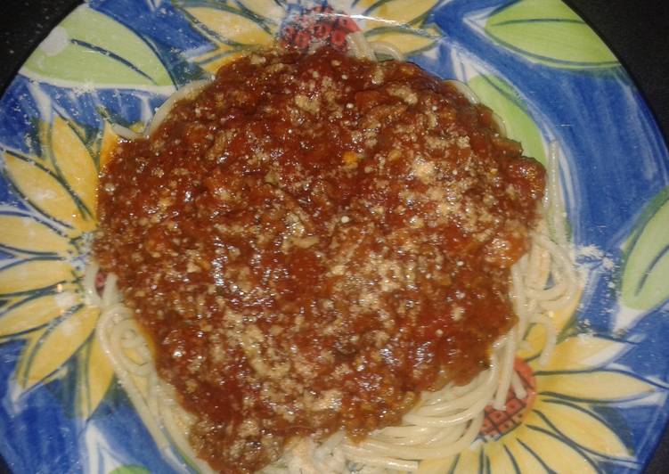 Steps to Prepare Super Quick Homemade Amazing Spaghetti Bolenese