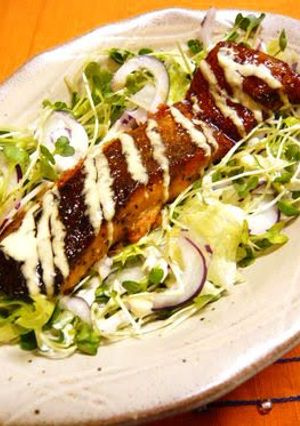 A picture of Salmon Lemon Teriyaki.