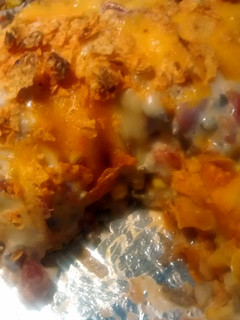A picture of Bri's Na-cho Doritos bake.