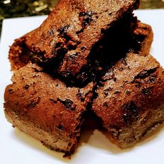 Fudgy brownies A picture of Fudgy brownies.