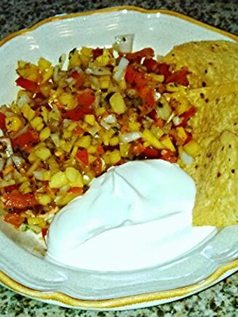 Easy Way Make Recipe Sues Hebenero and mango salsa that is  Makes Drooling, Appealing}