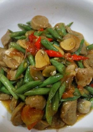 Foto resep Tumis buncis baso