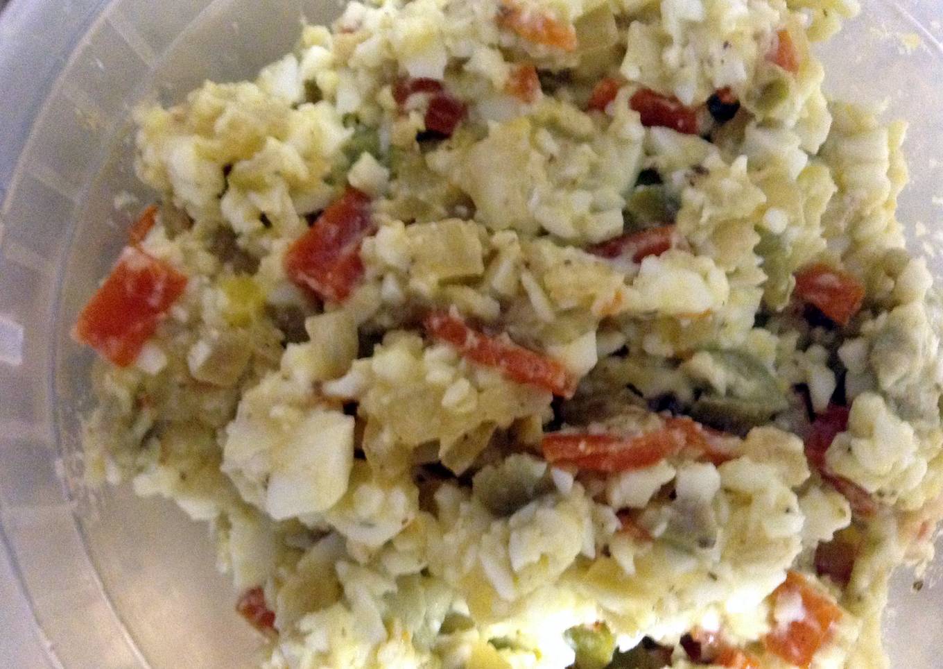 Egg salad (without mayonnaise)