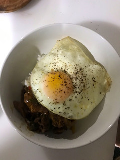 Foto resep Beef and Egg Rice Bowl