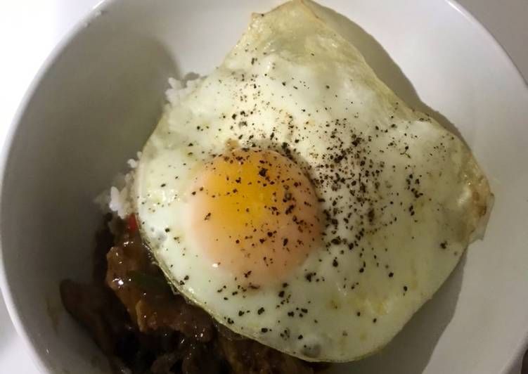 Beef and Egg Rice Bowl