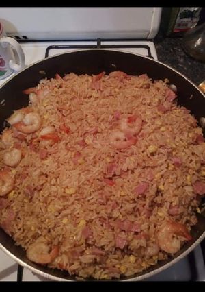 Una foto de Arroz frito