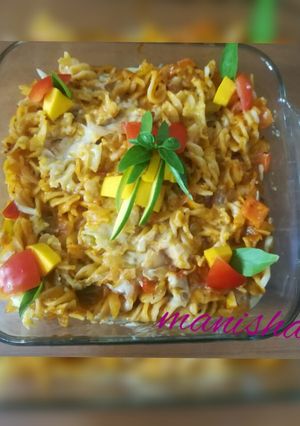 A picture of Tangy Mango Pasta.