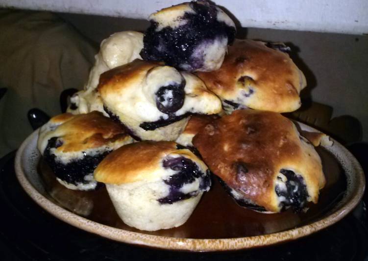 Recipe of Super Quick Homemade Lemon Yogurt Blueberry Muffins