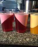 Gelatina mixta leche y agua