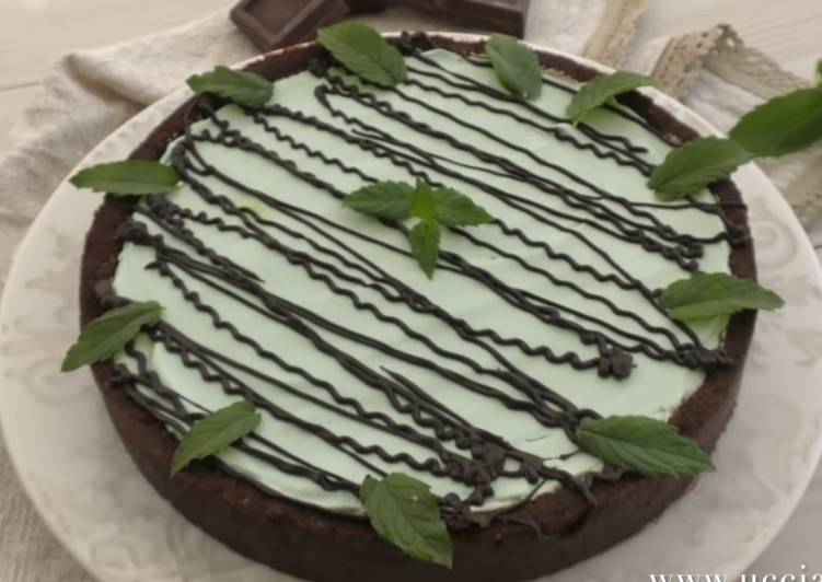 Torta fredda menta e cioccolato