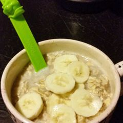 A picture of Best banana oatmeal ever.