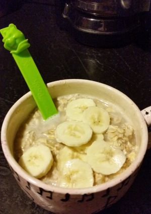 A picture of Best banana oatmeal ever.