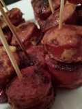 Dijon mustard sausage bites