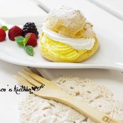 A picture of Fluffy Choux Cream.