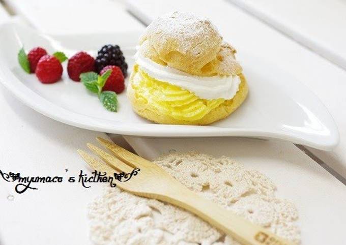 Recipe of Super Quick Fluffy Choux Cream