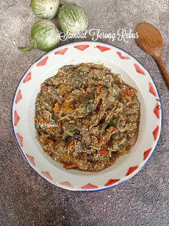 Foto resep Sambal terong rebus