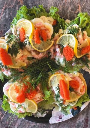 Foto resep Sandwich udang Swedia / räksmörgås
