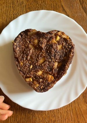 Sült zabkása chia maggal recept fotója
